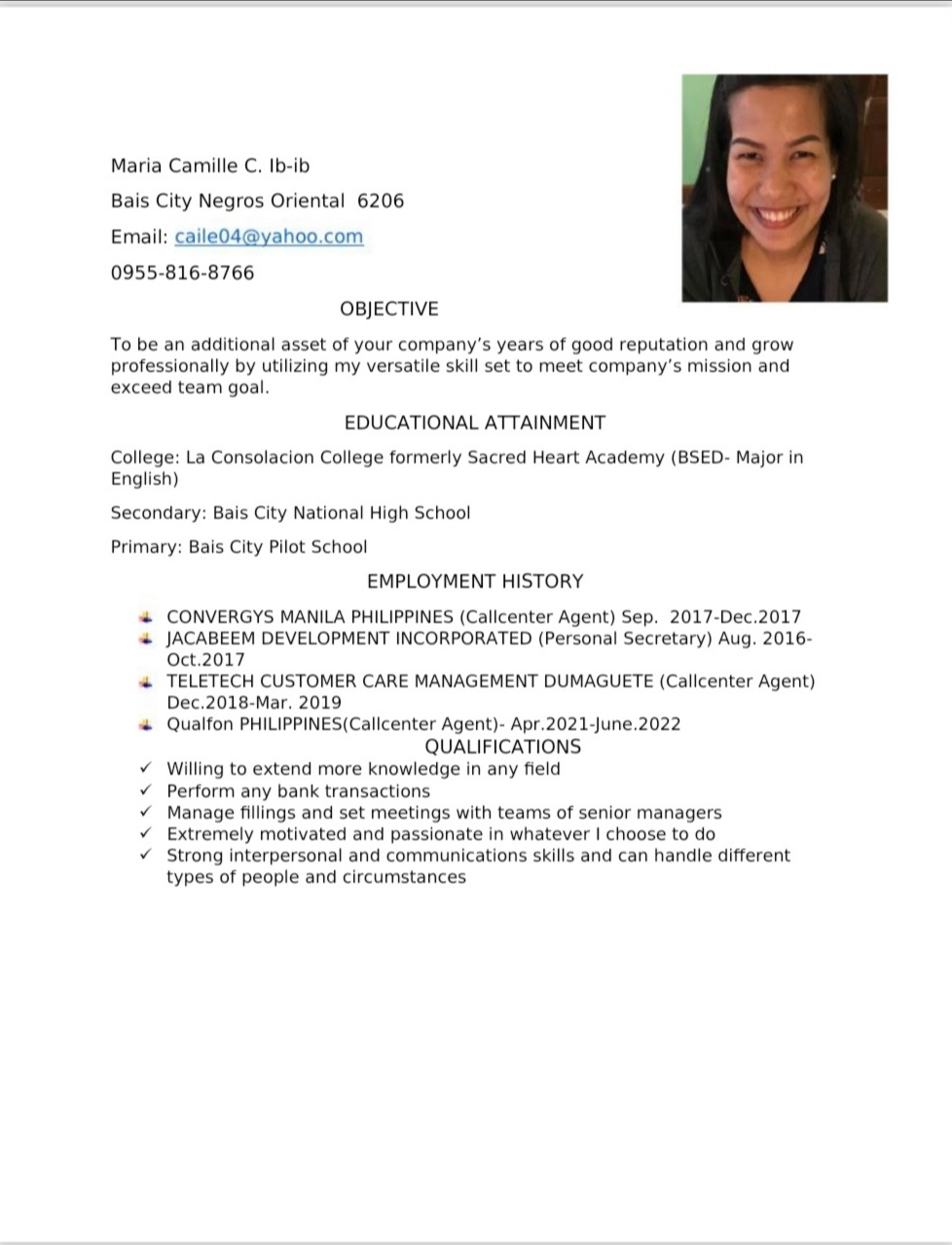 Maria Camille I.'s profile photo