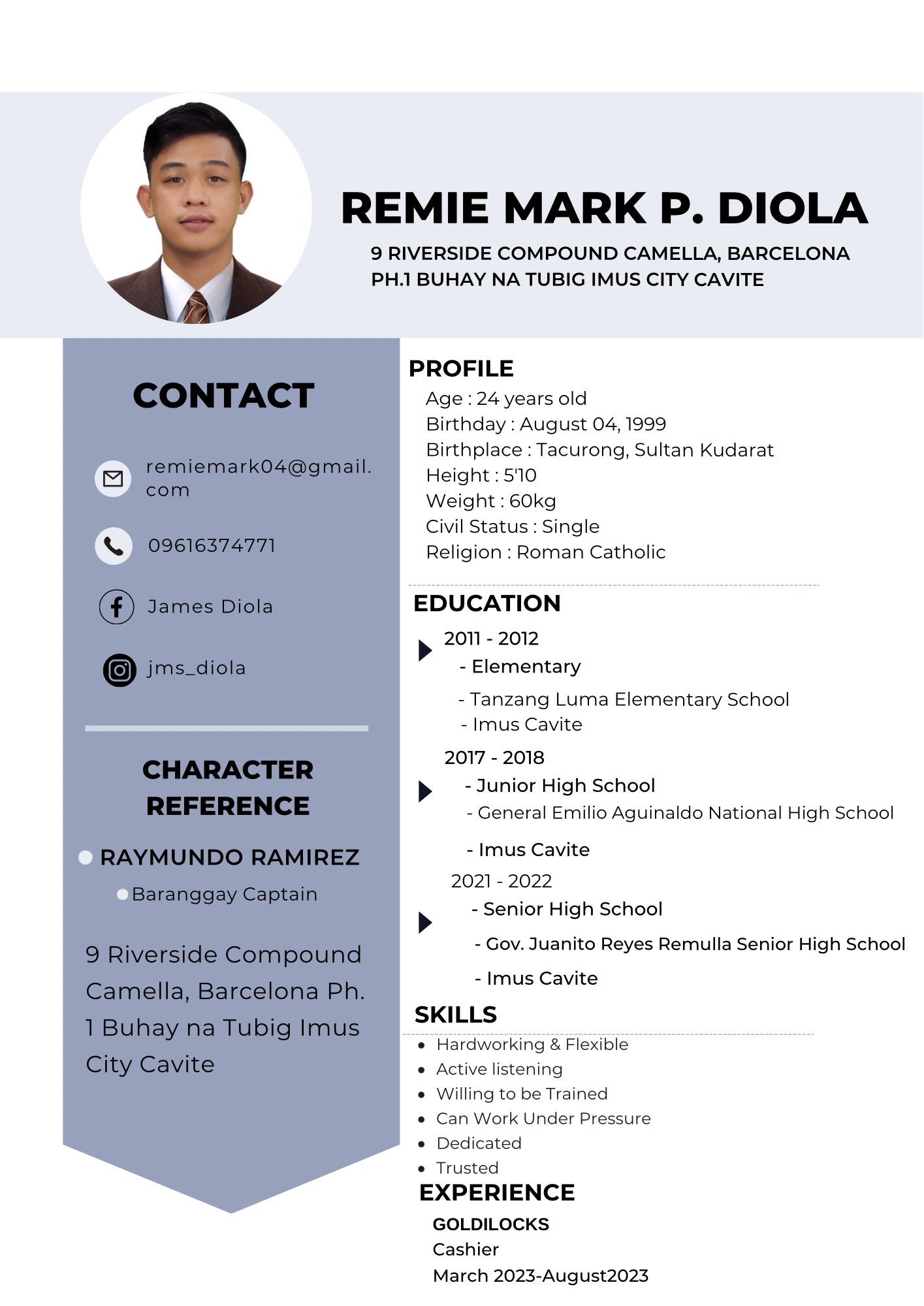Remie Mark D.'s profile photo